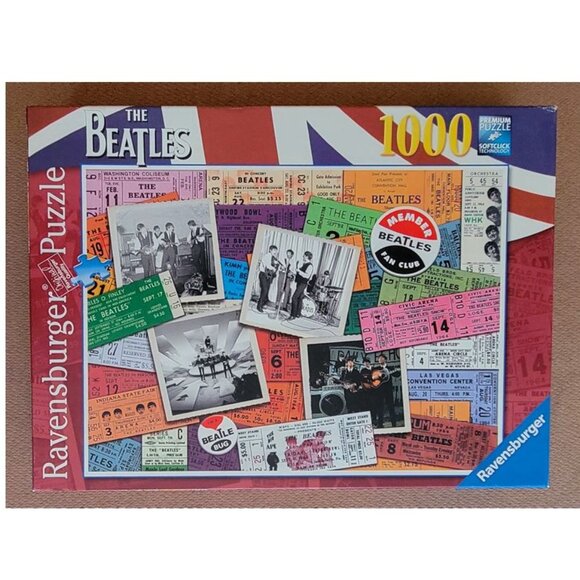 The BEATLES TICKETS by Ravensburger JIGSAW PUZZLE 1000 pieces - Picture 3 of 8